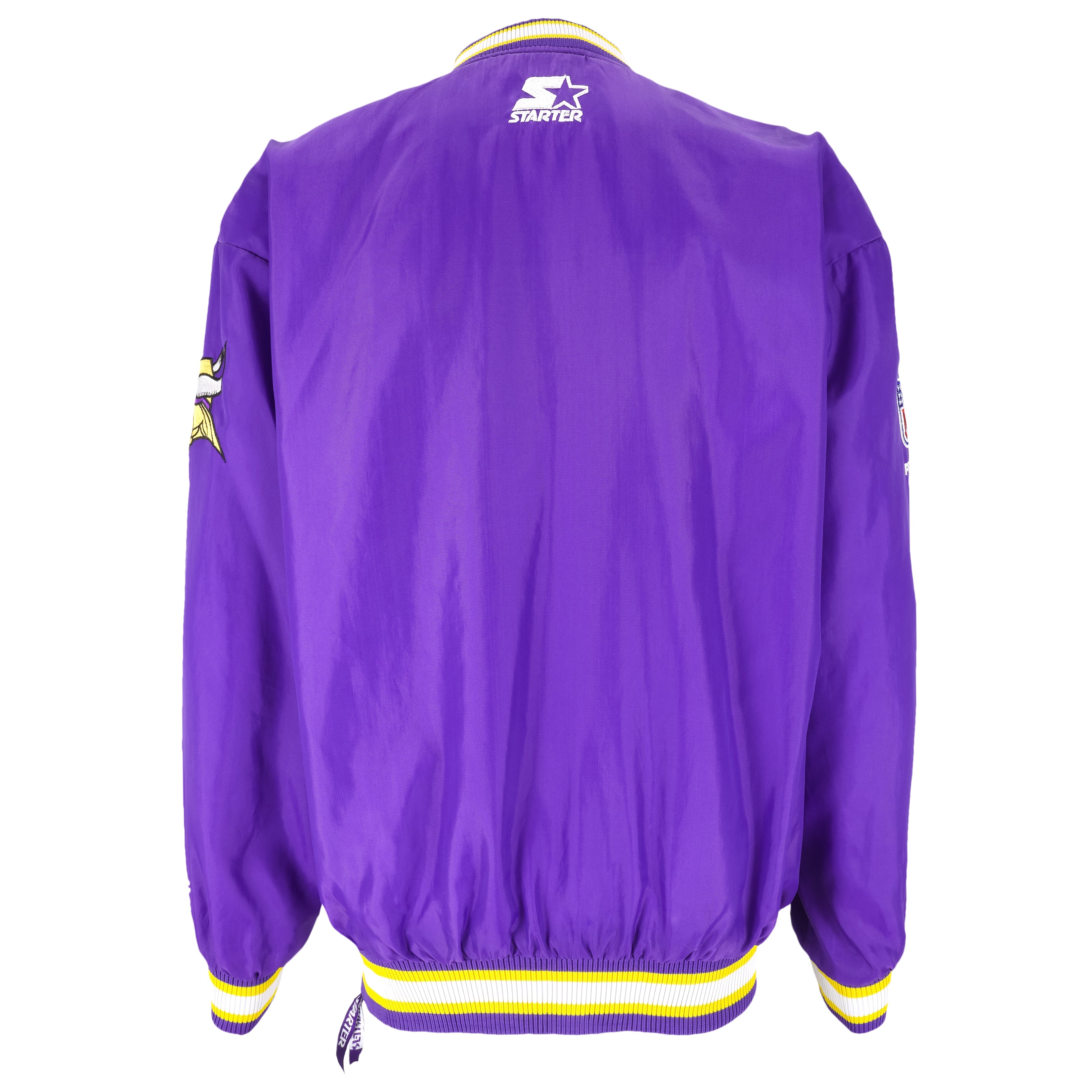 Starter - Minnesota Vikings Pullover Windbreaker 1990s Medium Vintage Retro Football