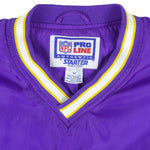 Starter - Minnesota Vikings Pullover Windbreaker 1990s Medium Vintage Retro Football