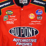 NASCAR (Chase) - Dupont - Jeff Gordon #24 Racing Jacket 1990s Large Vintage Retro