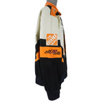 NASCAR - White & Orange The Home Depot Racing Jacket 1990s XX-Large Vintage Retro