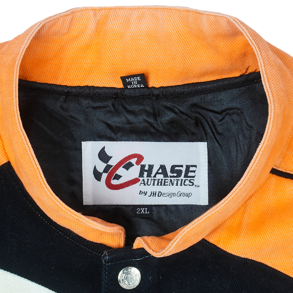 NASCAR - White & Orange The Home Depot Racing Jacket 1990s XX-Large Vintage Retro