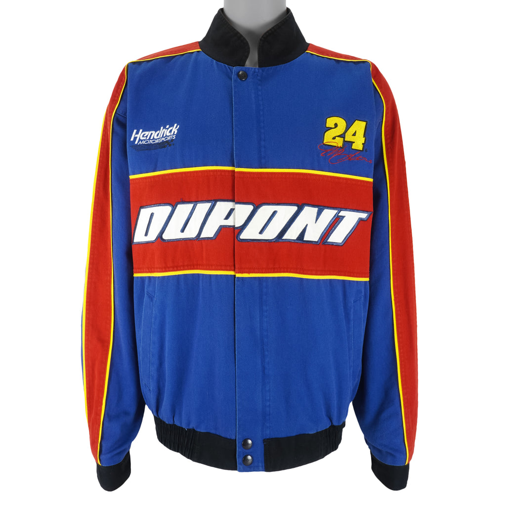 NASCAR - Dupont - Jeff Gordon #24 Racing Jacket 1990s X-Large Vintage Retro