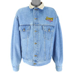 NFL - Pittsburgh Steelers Spell-Out Jean Jacket 1990s X-Large Vintage Retro Football