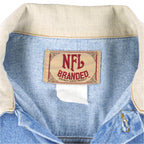 NFL - Pittsburgh Steelers Spell-Out Jean Jacket 1990s X-Large Vintage Retro Football