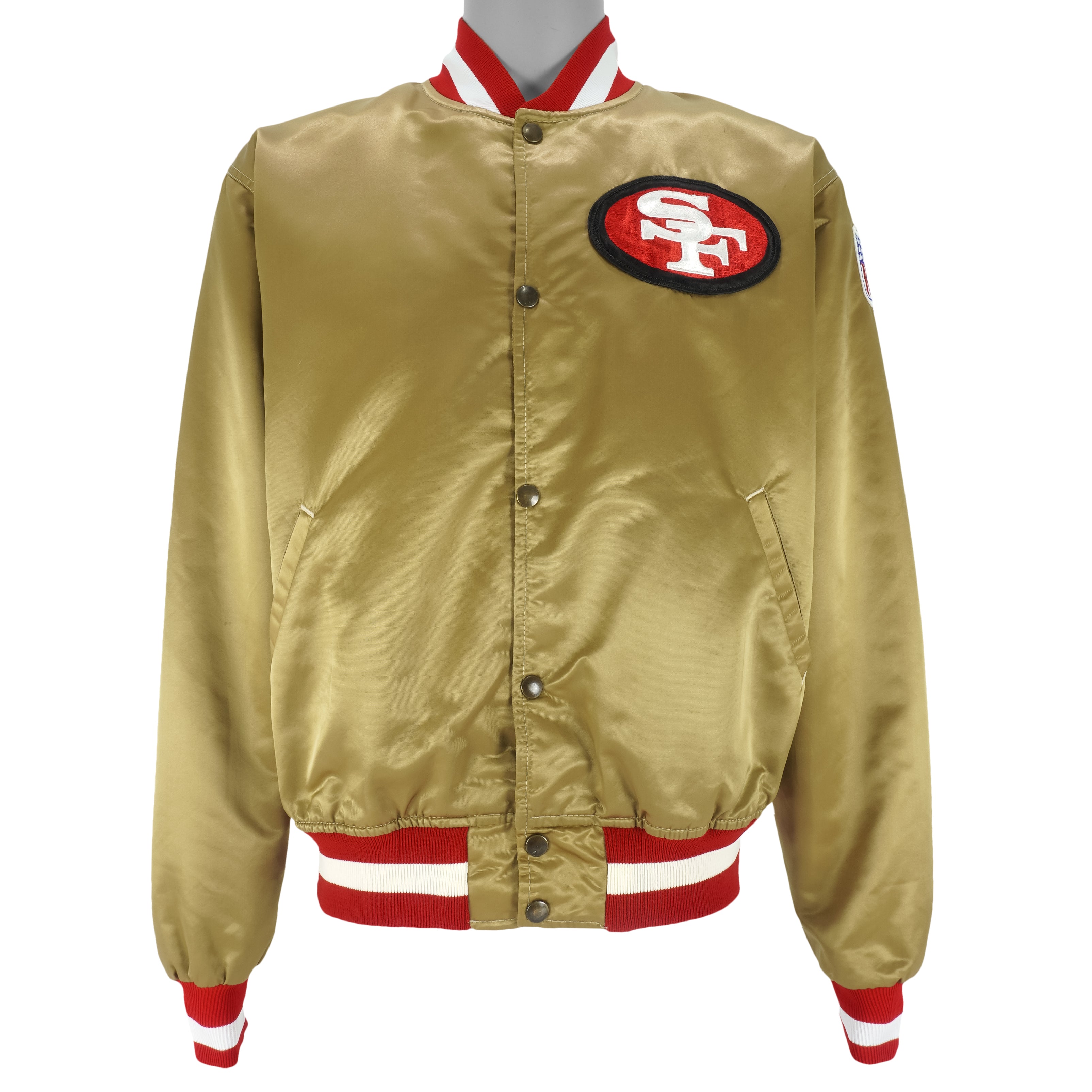 Vintage Starter - San Francisco '49ers' Satin Jacket 1990's Large – Vintage  Club Clothing
