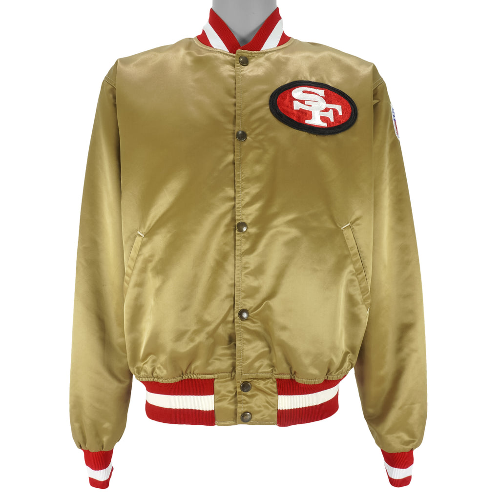 Starter - San Francisco 49ers Satin Jacket 1990s Large Vintage Retro Football