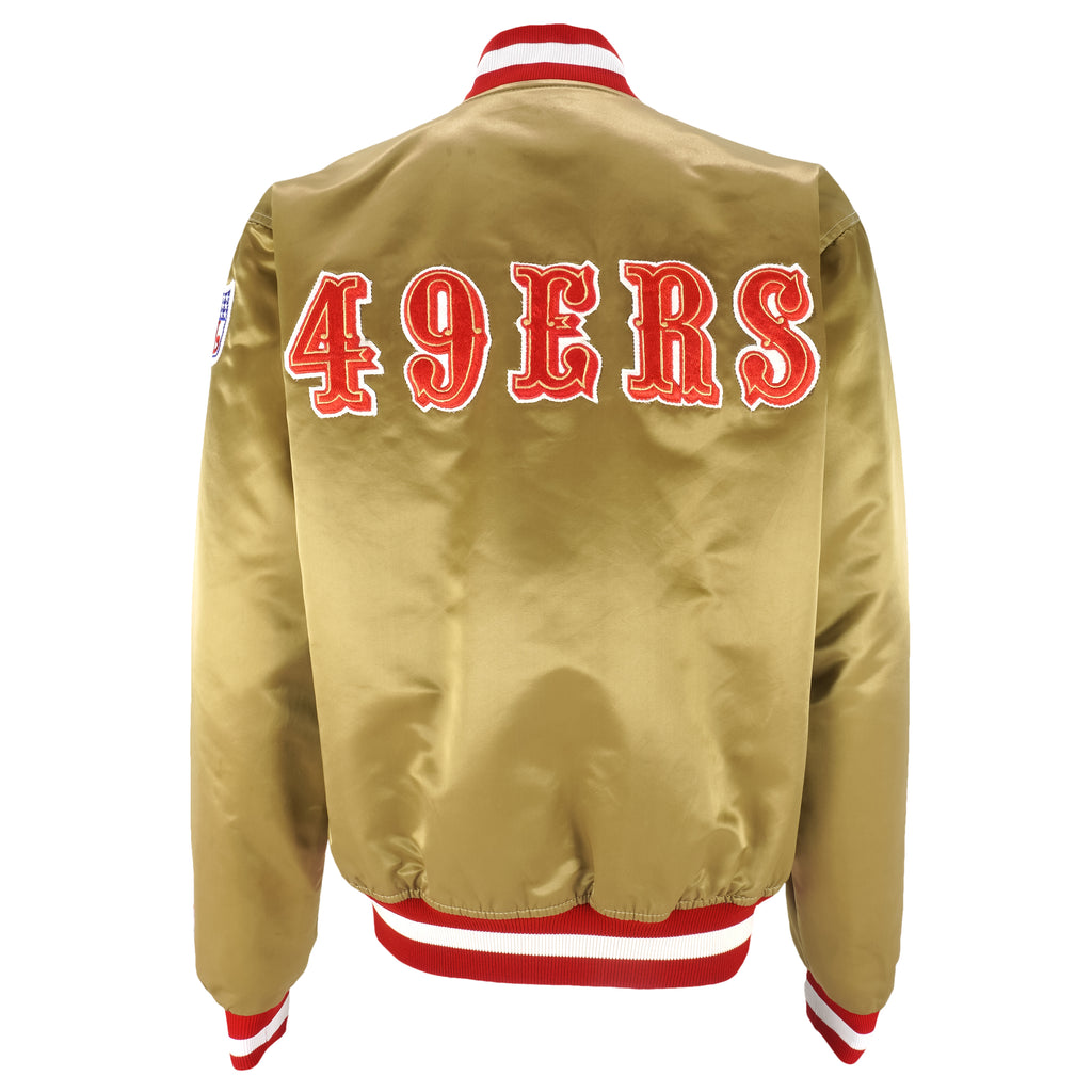 Starter - San Francisco 49ers Satin Jacket 1990s Large Vintage Retro Football