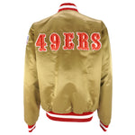 Starter - San Francisco 49ers Satin Jacket 1990s Large