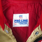 Starter - San Francisco 49ers Satin Jacket 1990s Large Vintage Retro Football
