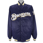 MLB (Majestic) - Milwaukee Brewers Satin Jacket 1990s Large