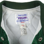 NCAA (Felco) - Miami Hurricanes Spell-Out Satin Jacket 1990s Small Vintage Retro Football College