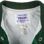 NCAA (Felco) - Miami Hurricanes Spell-Out Satin Jacket 1990s Small Vintage Retro Football College