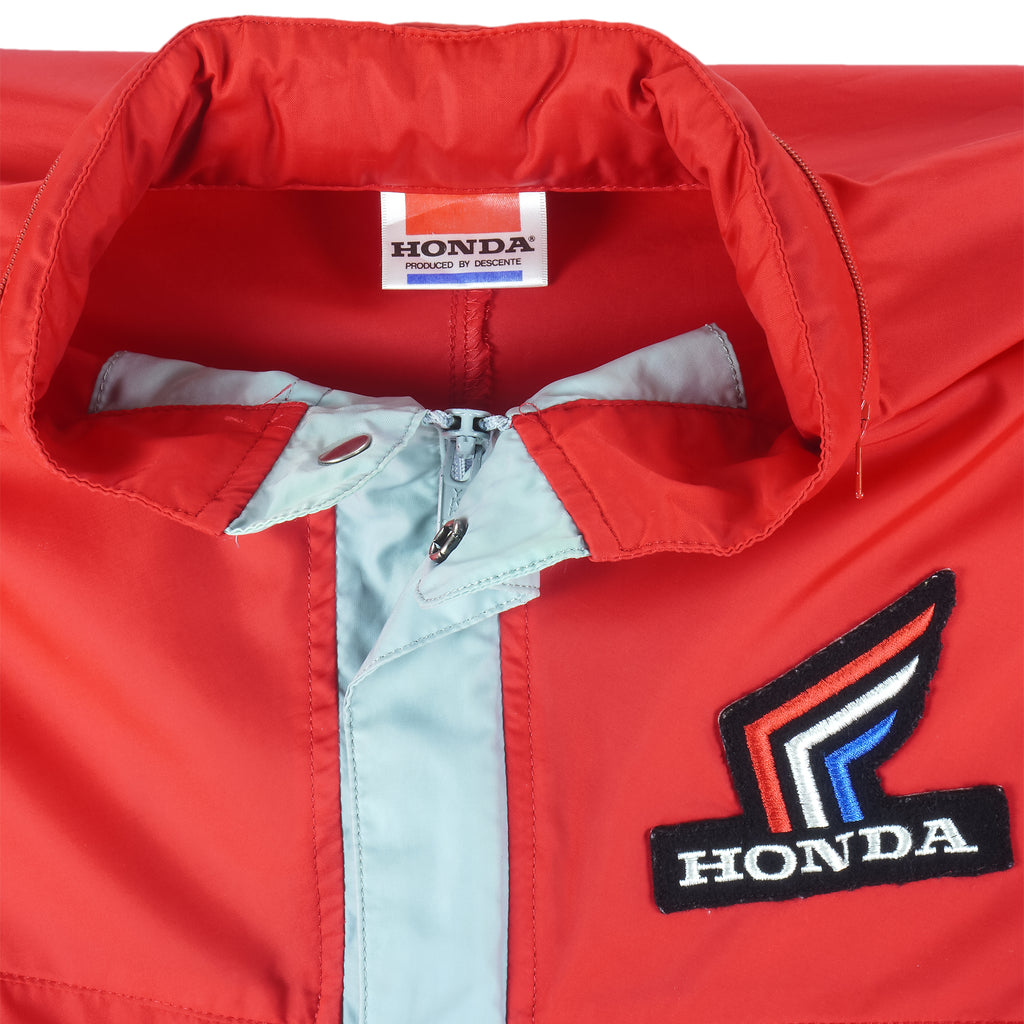 NASCAR (Descente)- Honda Racing Jacket 1990s Medium Vintage Retro