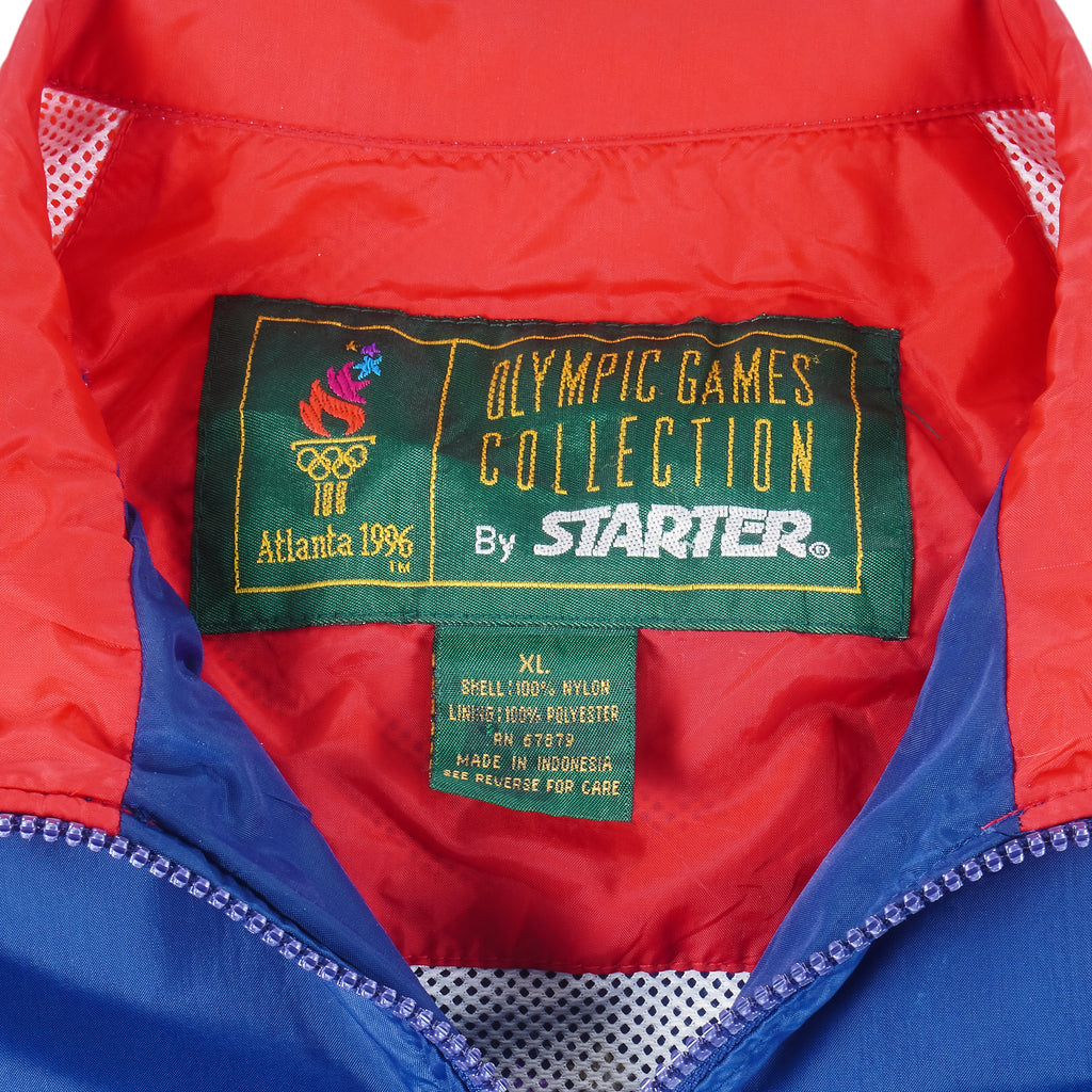 Starter - Olympic Games, USA Windbreaker 1996 X-Large Vintage Retro