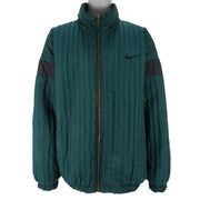 Nike - Green & Black Reversible Jacket 1990s XX-Large Vintage Retro