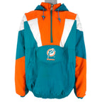 Starter - Miami Dolphins Hooded Jacket 1990s X-Large Vintage Retro Football