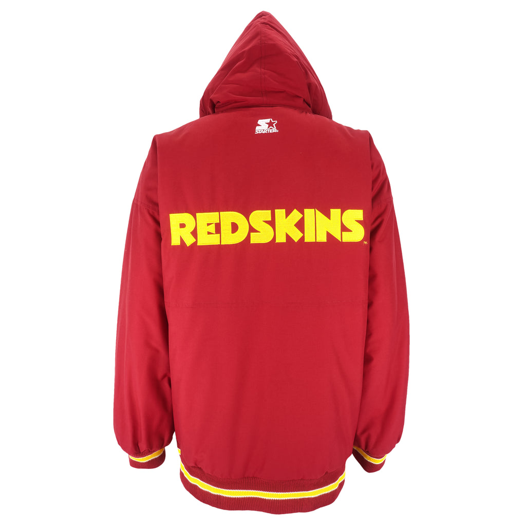 Starter - Washington Redskins Hooded Jacket 1990s XX-Large Vintage Retro Football