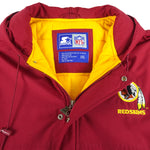 Starter - Washington Redskins Hooded Jacket 1990s XX-Large Vintage Retro Football