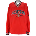 Champion - San Francisco 49ers Pullover Windbreaker 1990s XX-Large Vintage Retro Football