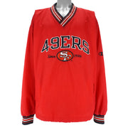 Champion - San Francisco 49ers Pullover Windbreaker 1990s XX-Large Vintage Retro Football