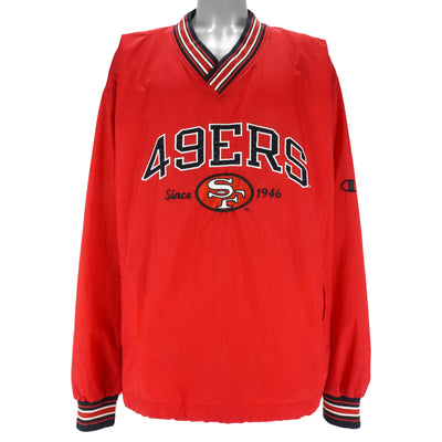 Champion - San Francisco 49ers Pullover Windbreaker 1990s XX-Large