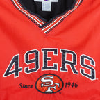 Champion - San Francisco 49ers Pullover Windbreaker 1990s XX-Large Vintage Retro Football
