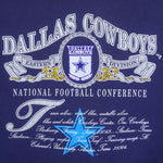 NFL (Nutmeg) - Dallas Cowboys Crew Neck Sweatshirt 1990s Large Vintage Retro Football