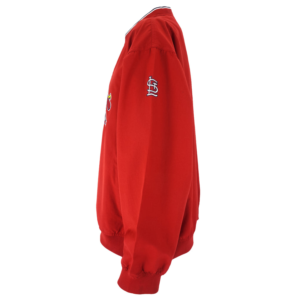 Nike - St. Louis Cardinals Embroidered Pullover Windbreaker 1990s Large Vintage Retro Baseball