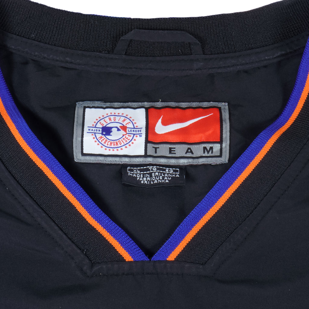 Nike - New York Mets Big Spell-Out Windbreaker 1990s X-Large Vintage Retro Baseball
