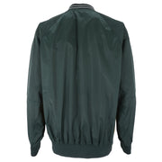 Nike - Green Embroidered V-Neck Windbreaker 1990s Large Vintage Retro