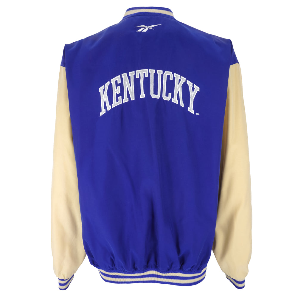 Reebok - Kentucky Wildcats Button-Up Jacket 1990s Large Vintage Retro Football College