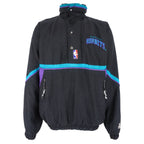 Starter - Charlotte Hornets 1/2 Zip Jacket 1990s Medium Vintage Retro Basketball