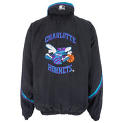 Starter - Charlotte Hornets 1/2 Zip Jacket 1990s Medium Vintage Retro Basketball