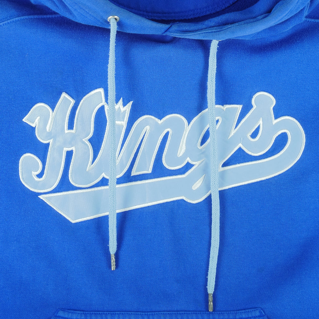 Champion - Sacramento Kings Spell-Out Hooded Sweatshirt Large Vintage Retro Basketball