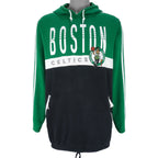 Adidas - Boston Celtics Spell-Out Hooded Sweatshirt 1990s Large Vintage Retro Basketball