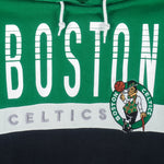 Adidas - Boston Celtics Spell-Out Hooded Sweatshirt 1990s Large Vintage Retro Basketball