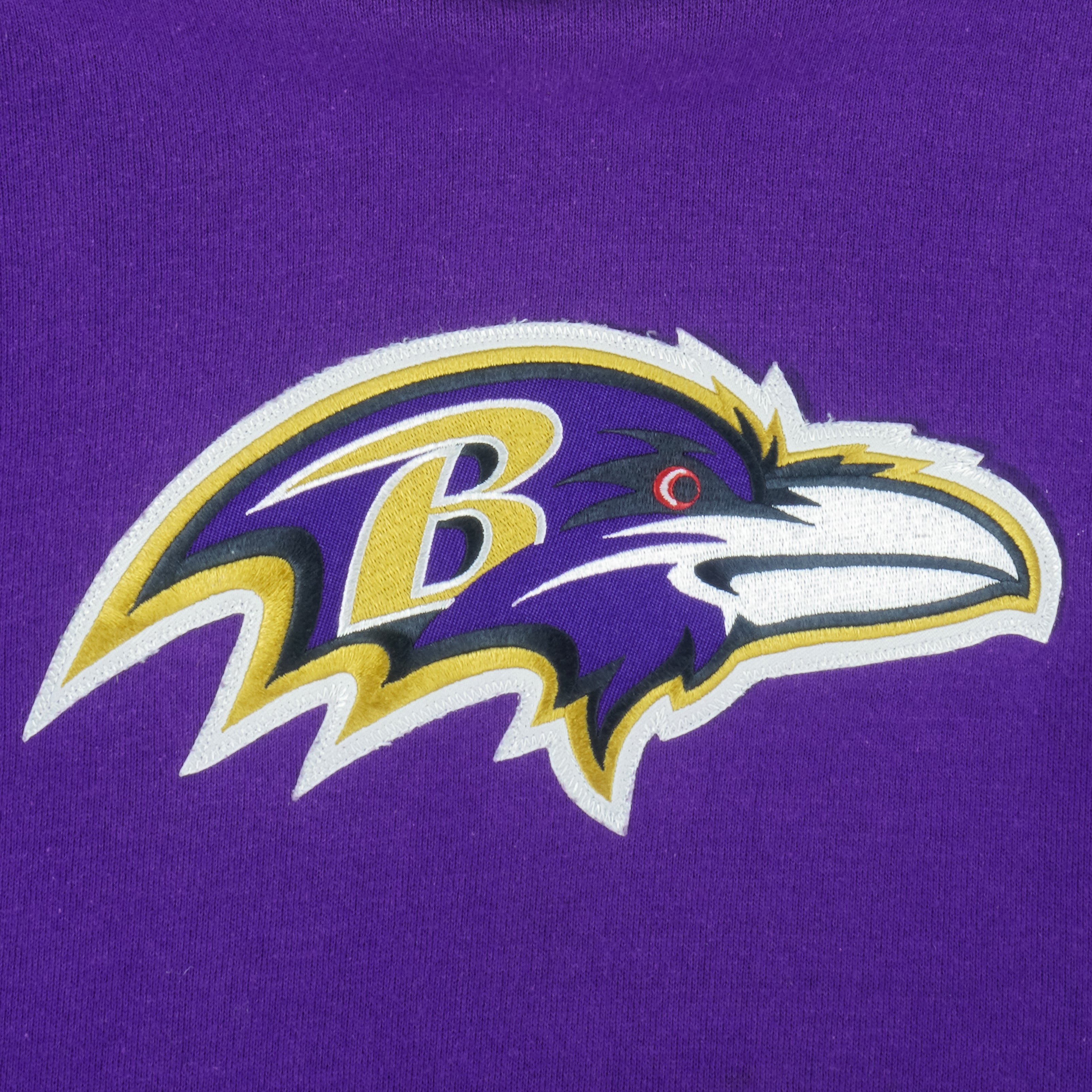 NFL - Baltimore Ravens Hooded Sweatshirt 1990s Large Vintage Retro Football
