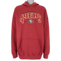 NFL (Lee) - San Francisco 49ers Hooded Sweatshirt 1990s XX-Large Vintage Retro Football