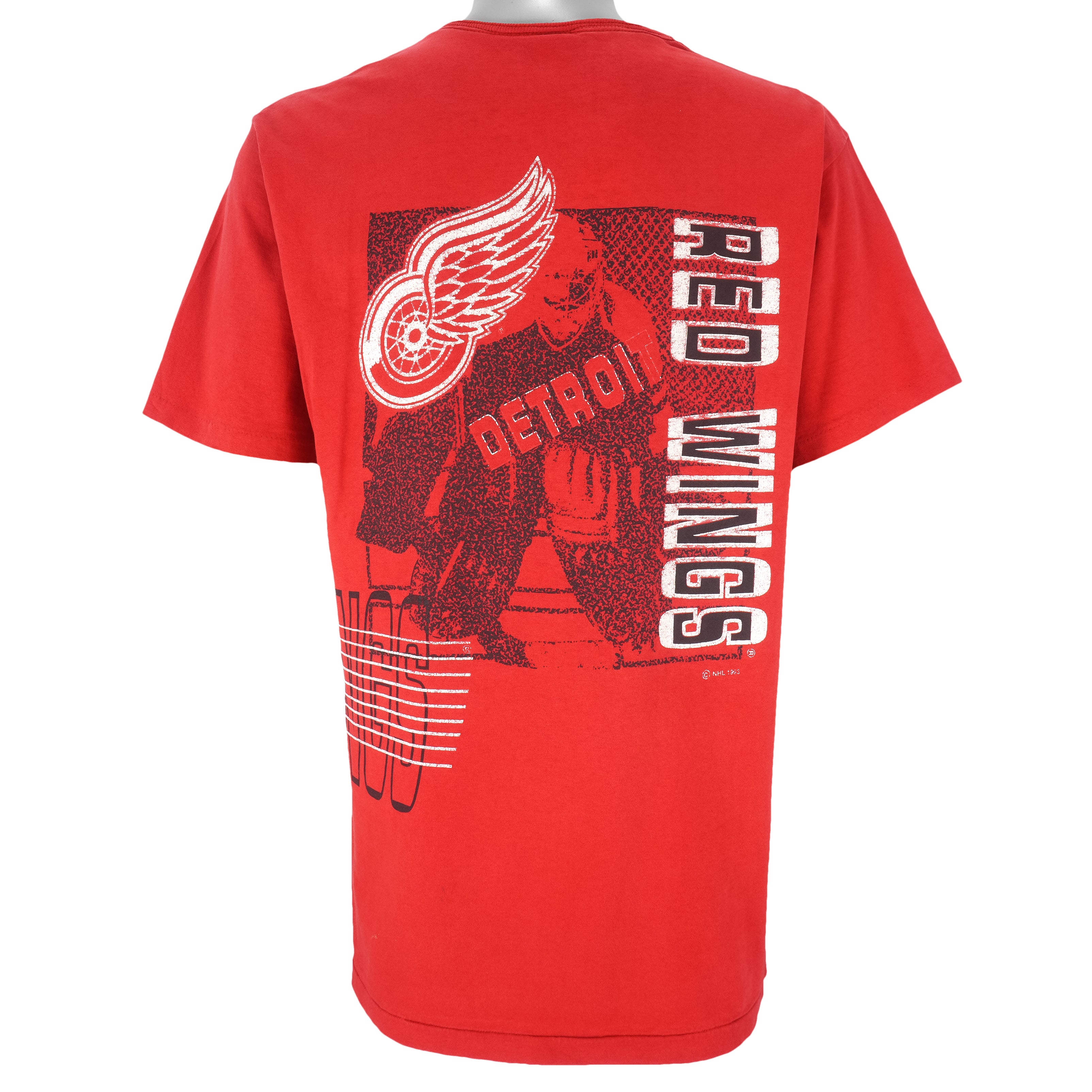 New Red Large Detroit Red Wings Shirt
