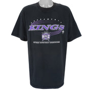 NBA (Logo Athletic) - Sacramento Kings T-Shirt 1990s XX-Large Vintage Retro Basketball