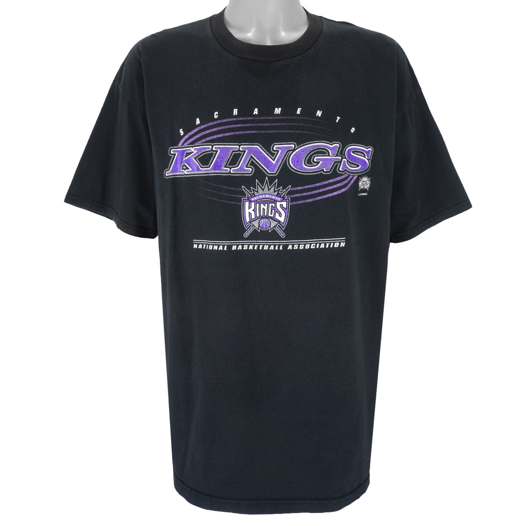 NBA (Logo Athletic) - Sacramento Kings T-Shirt 1990s XX-Large Vintage Retro Basketball