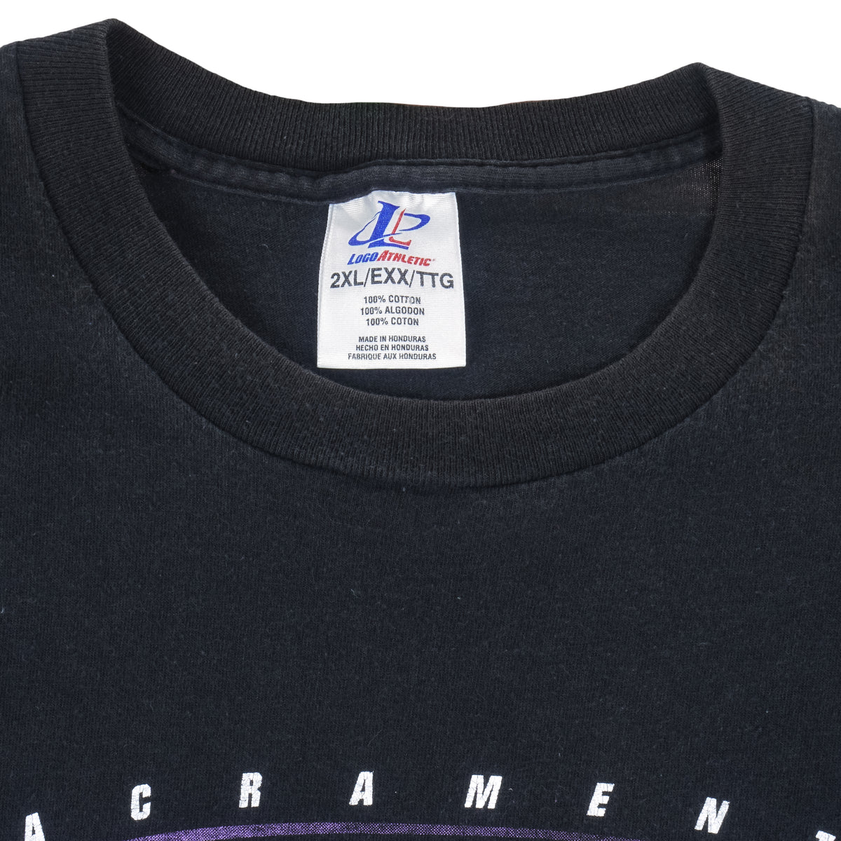 NBA (Logo Athletic) - Sacramento Kings T-Shirt 1990s XX-Large Vintage Retro Basketball