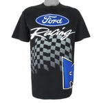 NASCAR (Power Pro) - Ford Racing Flag T-Shirt 1990s Large