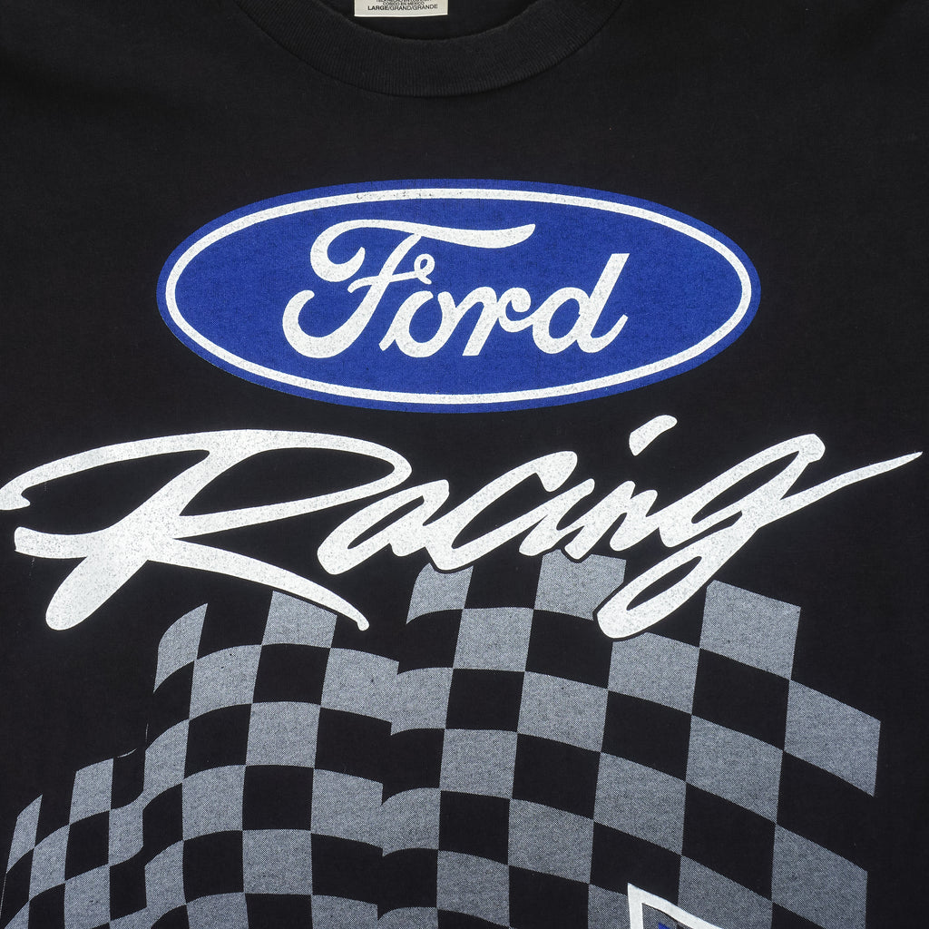 Vintage (Power Pro) - Ford Racing Big Spell-Out T-Shirt 1990s Large Vintage Retro