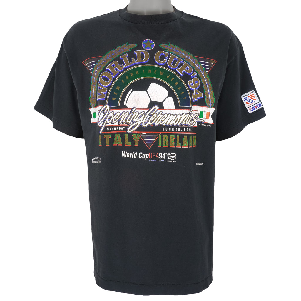 Vintage (Trench) - World Cup USA, Opening Ceremonies T-Shirt 1994 X-Large Vintage Retro Football