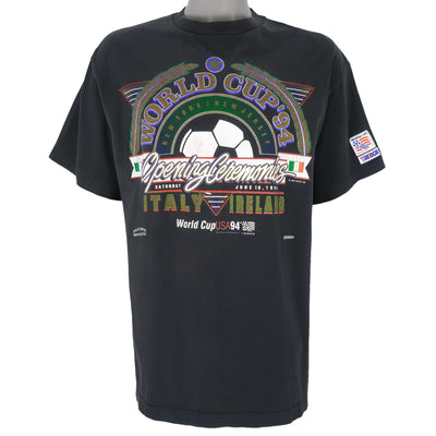 Vintage (Trench) - World Cup USA Opening Ceremonies Italy VS Ireland T-Shirt 1994 X-Large