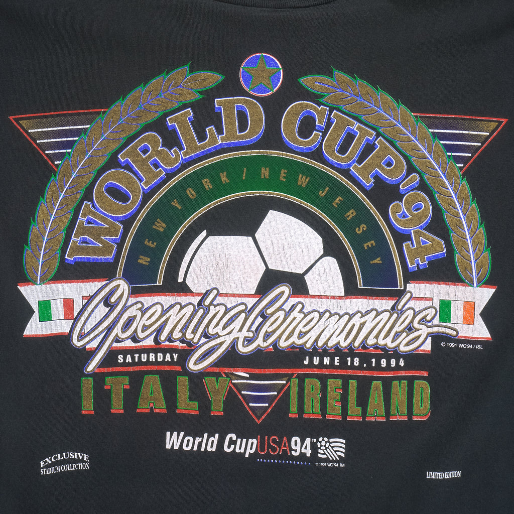 Vintage (Trench) - World Cup USA, Opening Ceremonies T-Shirt 1994 X-Large Vintage Retro Football