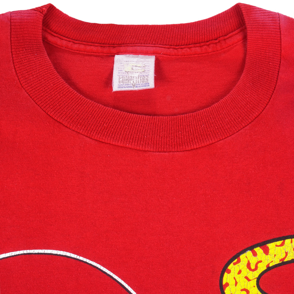 NFL (Competitor) - Kansas City Chiefs Big Logo T-Shirt 1993 Large Vintage Retro Football