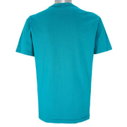 NFL (Team Rated) - Miami Dolphins Spell-Out T-Shirt 1990s Large Vintage Retro Football