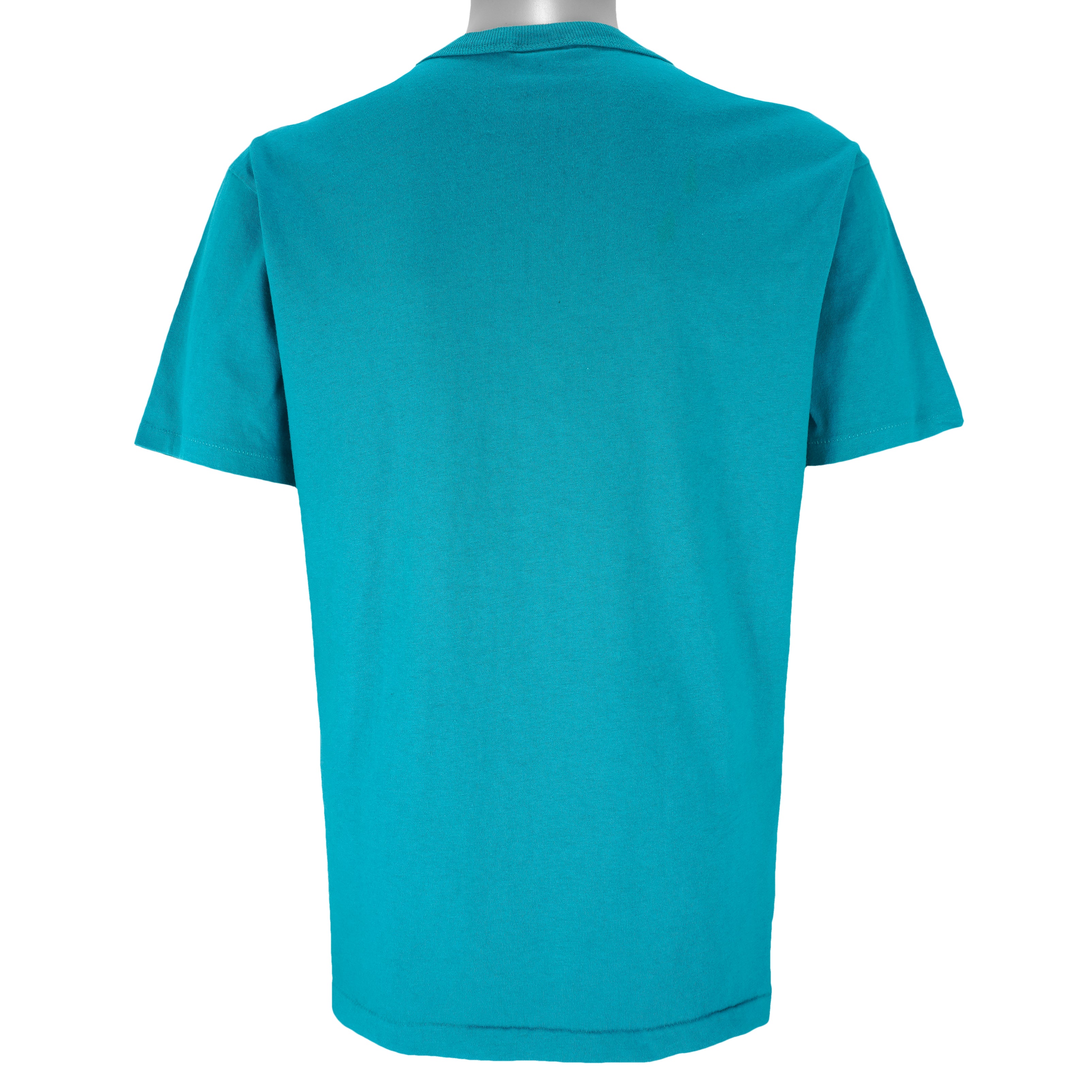 NFL (Team Rated) - Miami Dolphins Spell-Out T-Shirt 1990s Large Vintage Retro Football